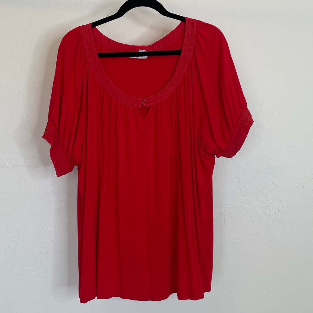 Peter Nygard Red Blouse
